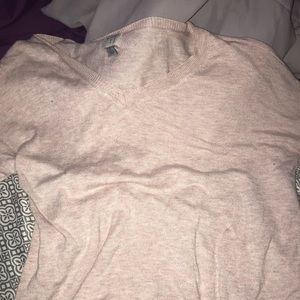 Large thin baby pink sweater